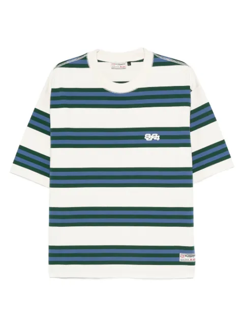 SUMMER GAMES striped organic cotton T-shirt