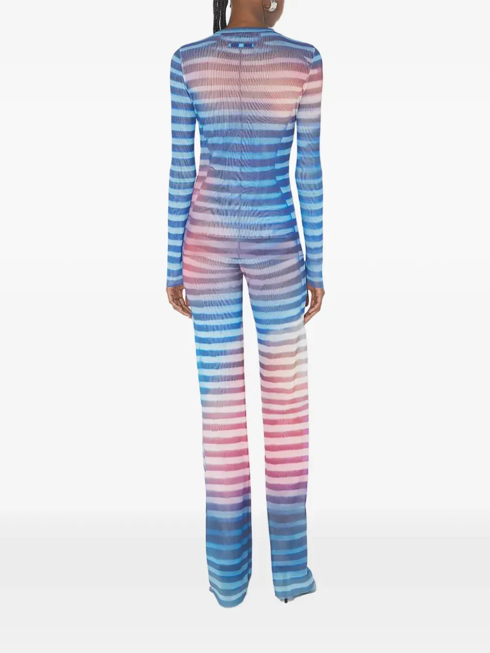 Jean Paul Gaultier Gestreepte top Blauw
