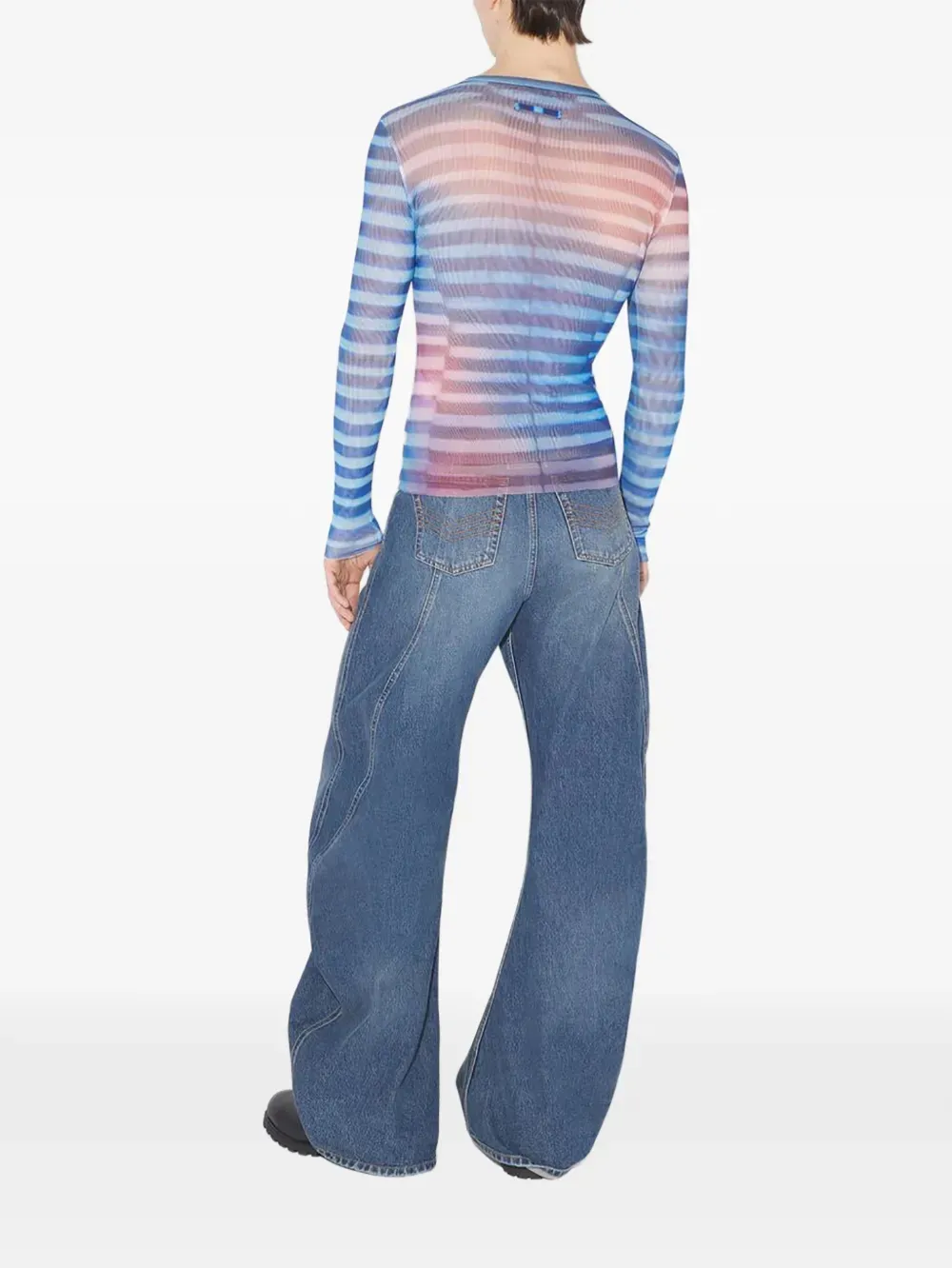 Jean Paul Gaultier Gestreepte top Blauw