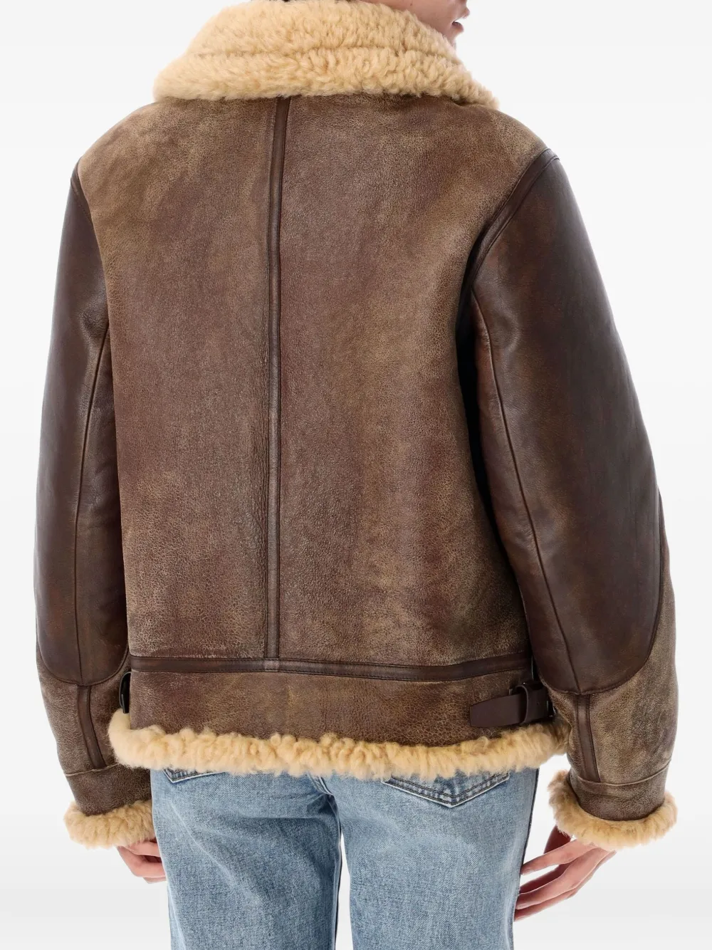 Ralph Lauren Collection trim-shearling leather jacket | Leather Jackets | Image 2