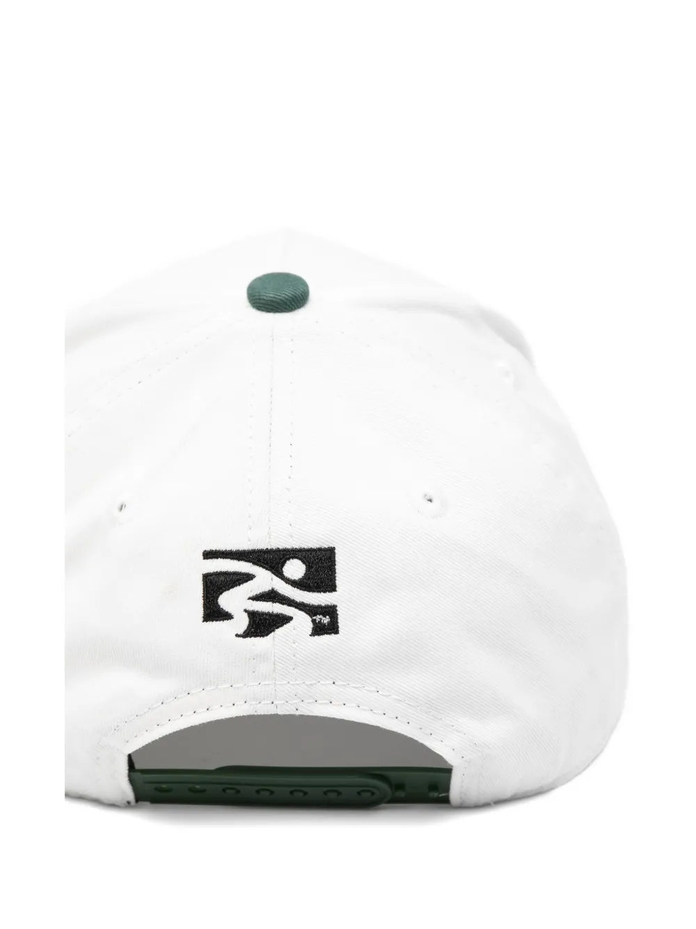 Summer Games Logo-embroidered Two-tone Baseball Cap In Yellow