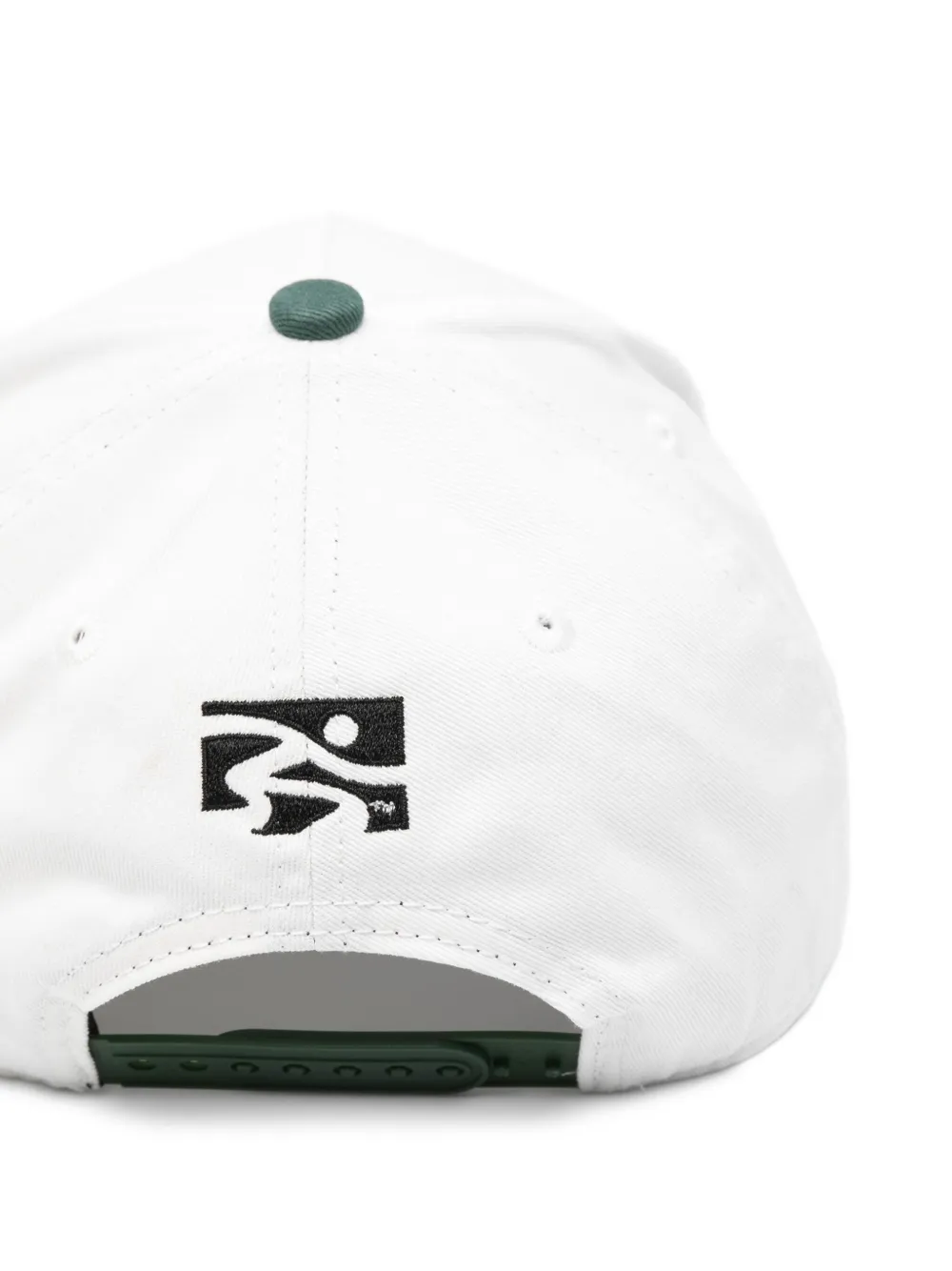 SUMMER GAMES Tweekleurige honkbalpet met geborduurd logo - Beige
