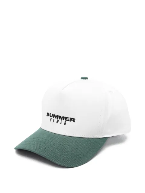 SUMMER GAMES logo-embroidered two-tone baseball cap