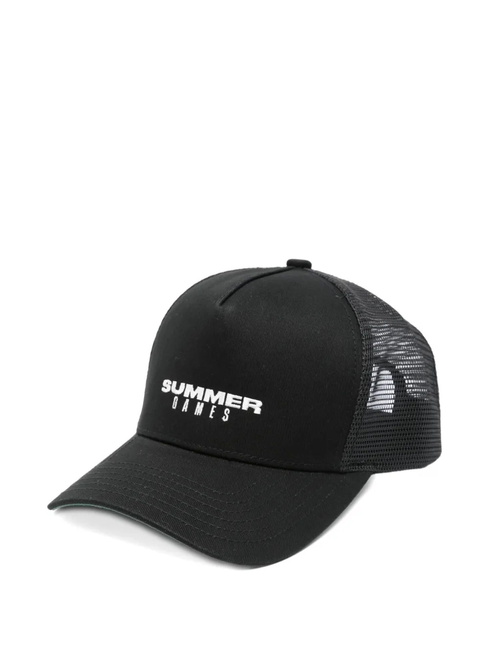 SUMMER GAMES mesh-back trucker cap | Black | Image 1