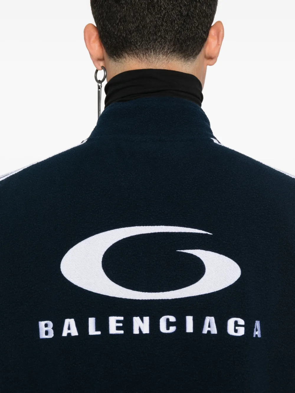 Balenciaga Loop Sports Icon sweater met rits Blauw