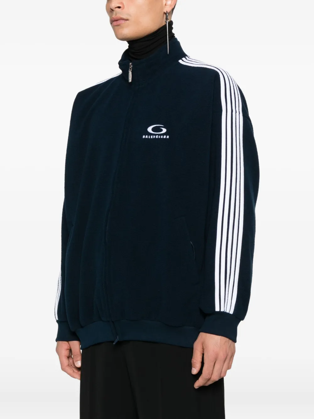 Balenciaga Loop Sports Icon sweater met rits Blauw