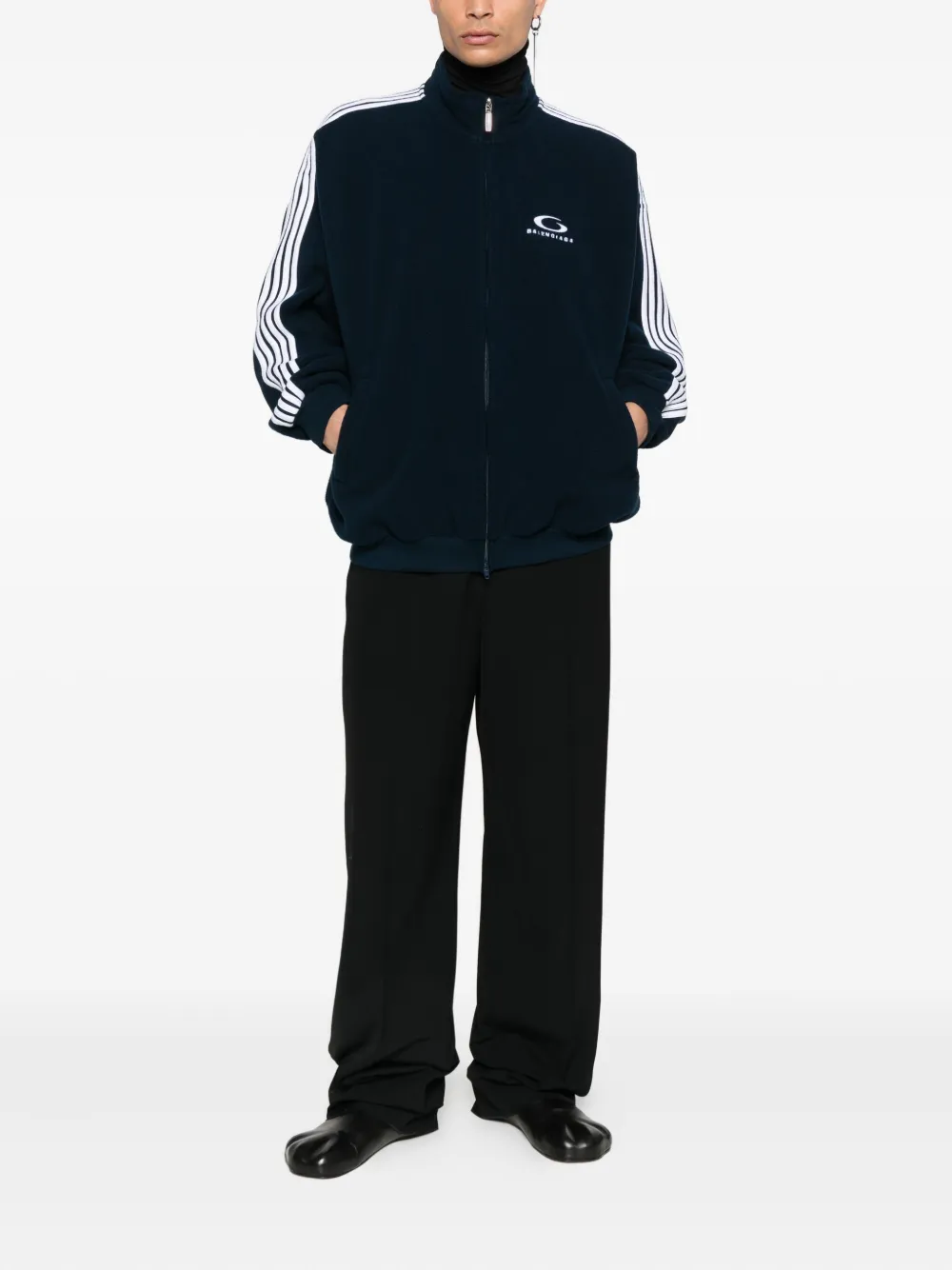Balenciaga Loop Sports Icon sweater met rits Blauw