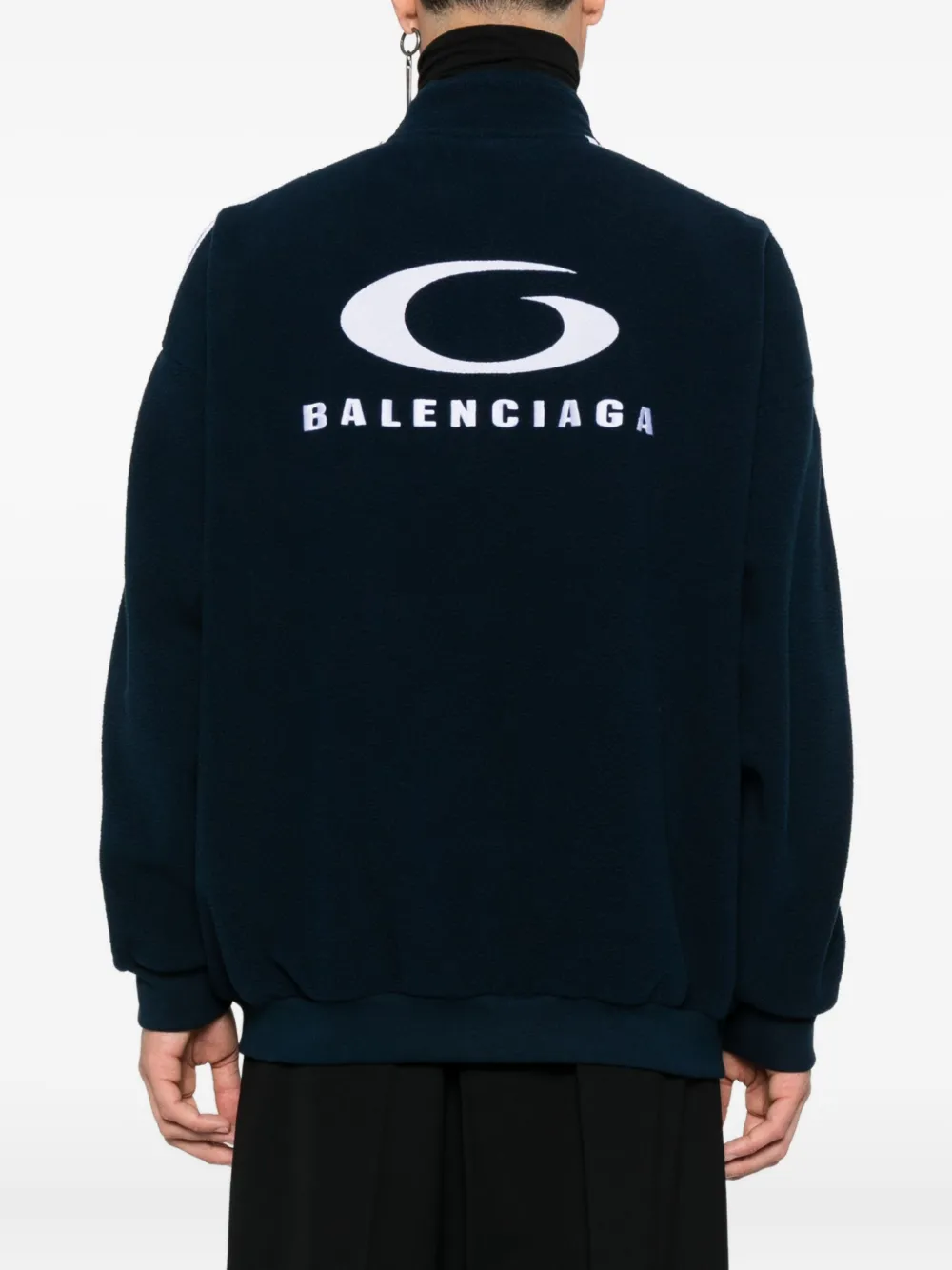 Balenciaga Loop Sports Icon sweater met rits Blauw