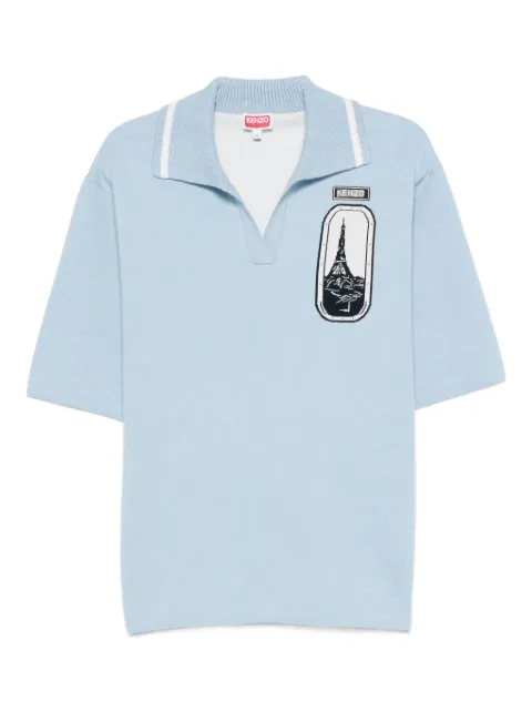 Kenzo patch polo shirt