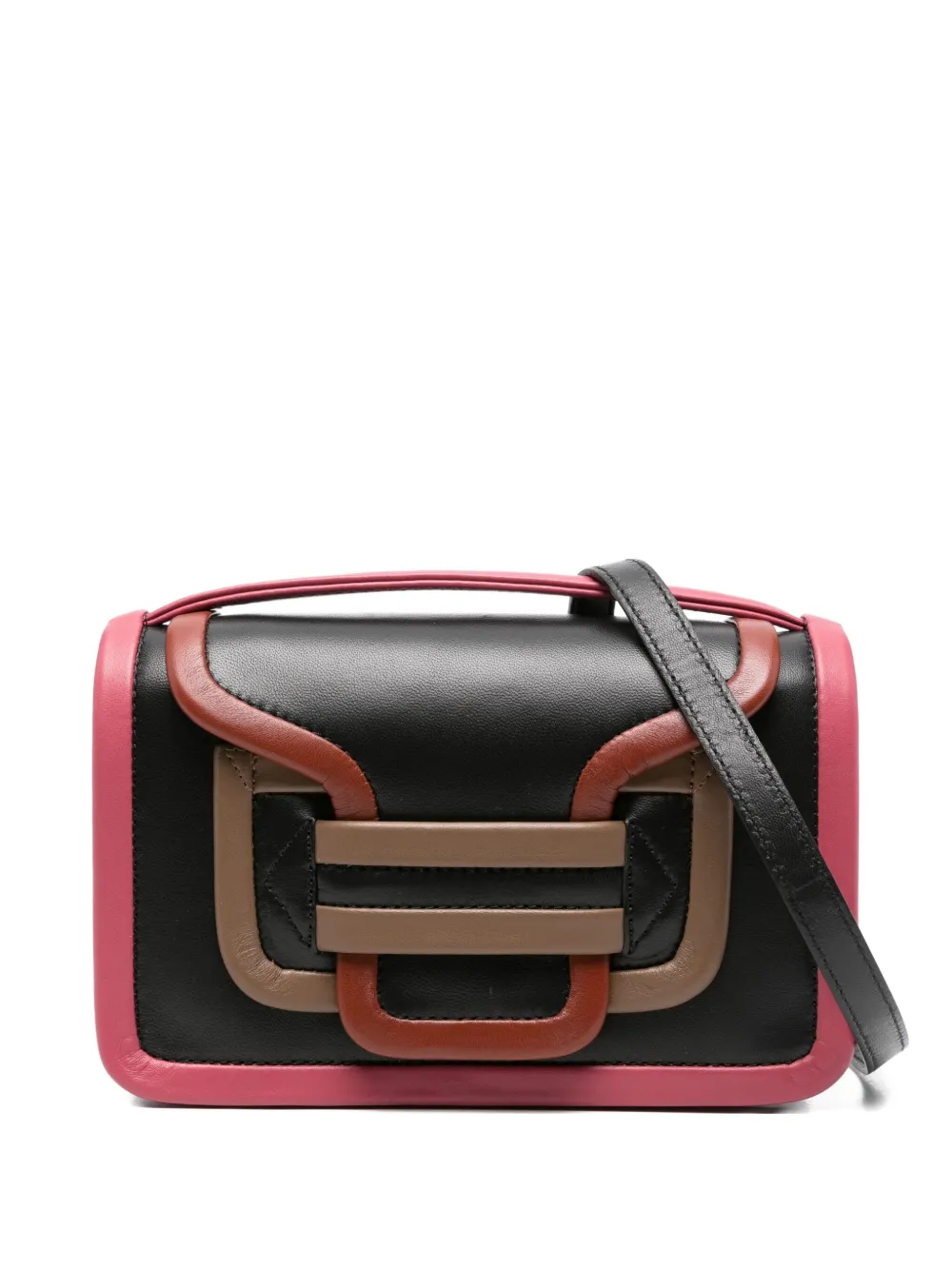 Pierre Hardy Panelled Leather Tote Bag In Multi