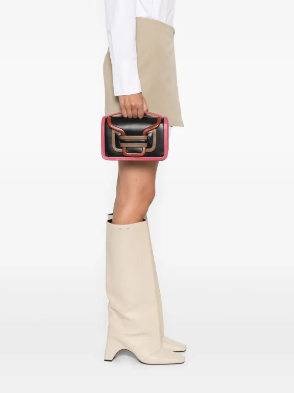 Pierre Hardy Panelled Leather Tote Bag | Black | FARFETCH