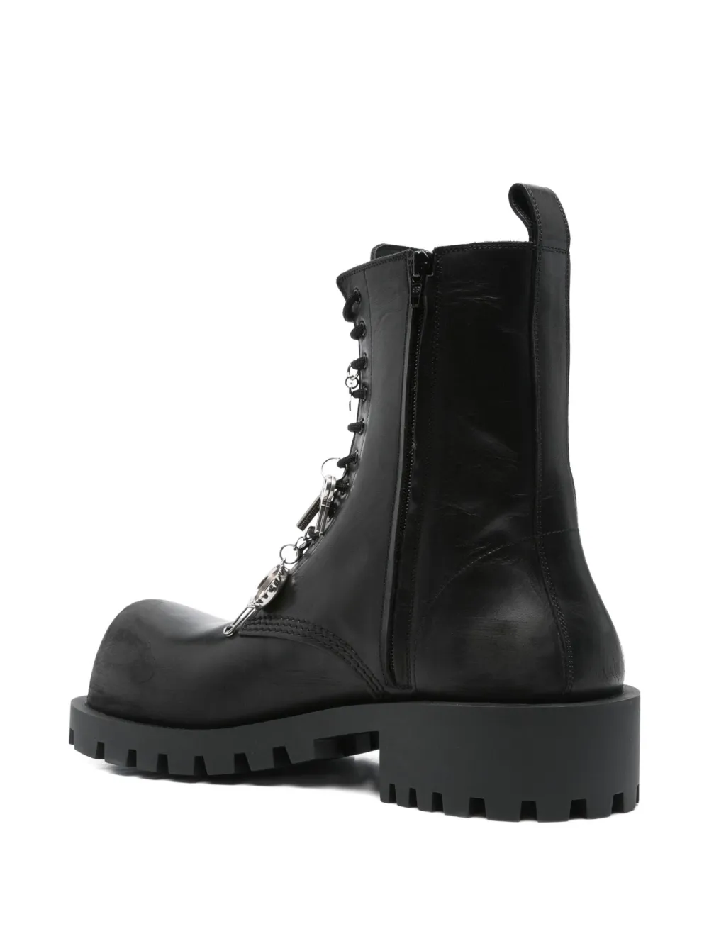 Balenciaga Hummer lace-up boots Black