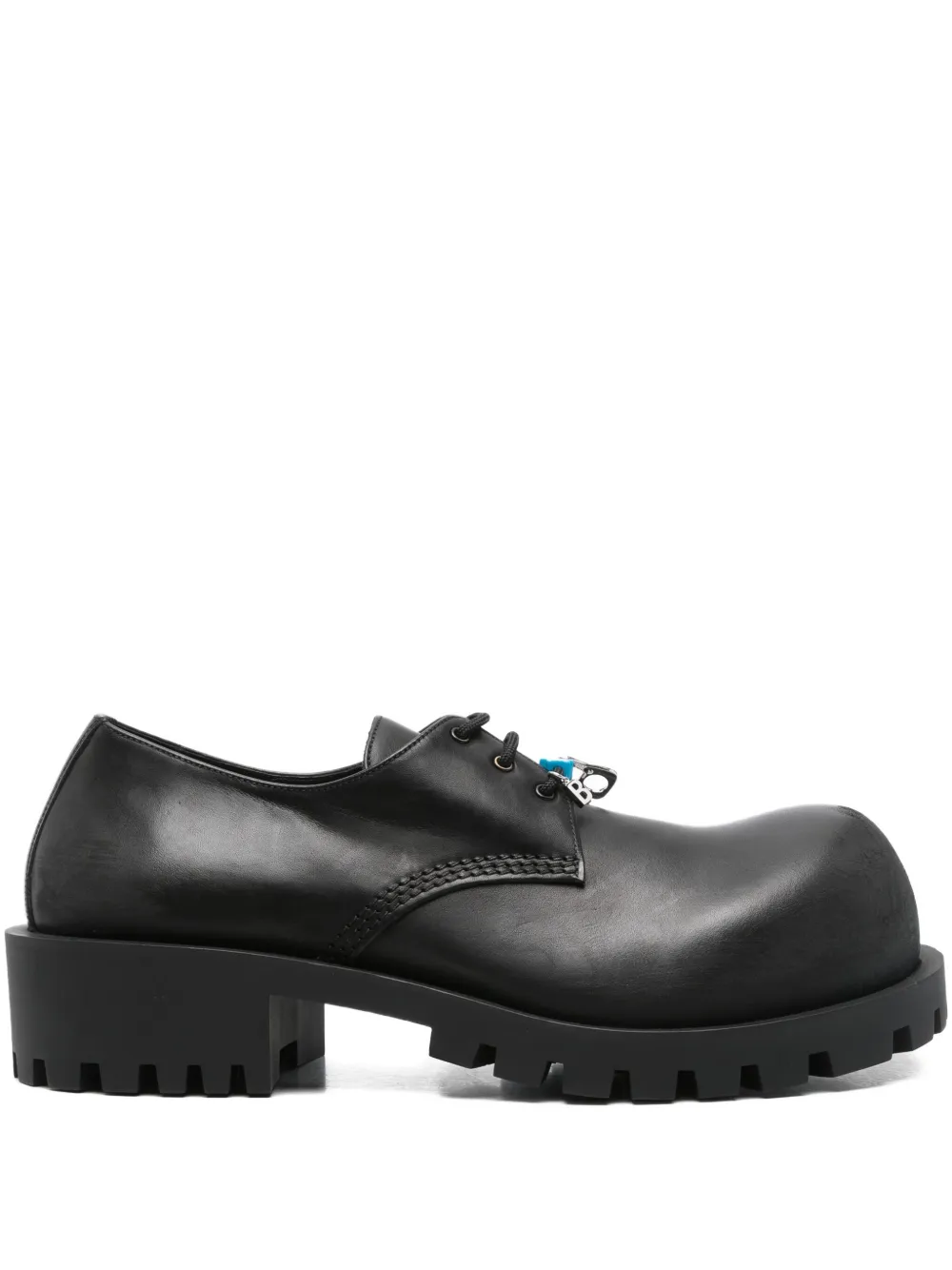 Balenciaga lace-up chunky oxford shoes Black