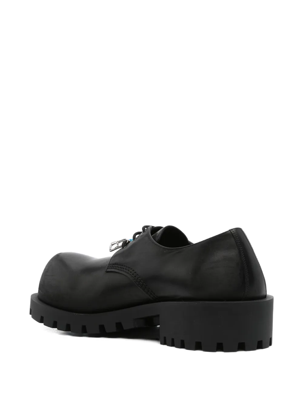 Balenciaga lace-up chunky oxford shoes Black
