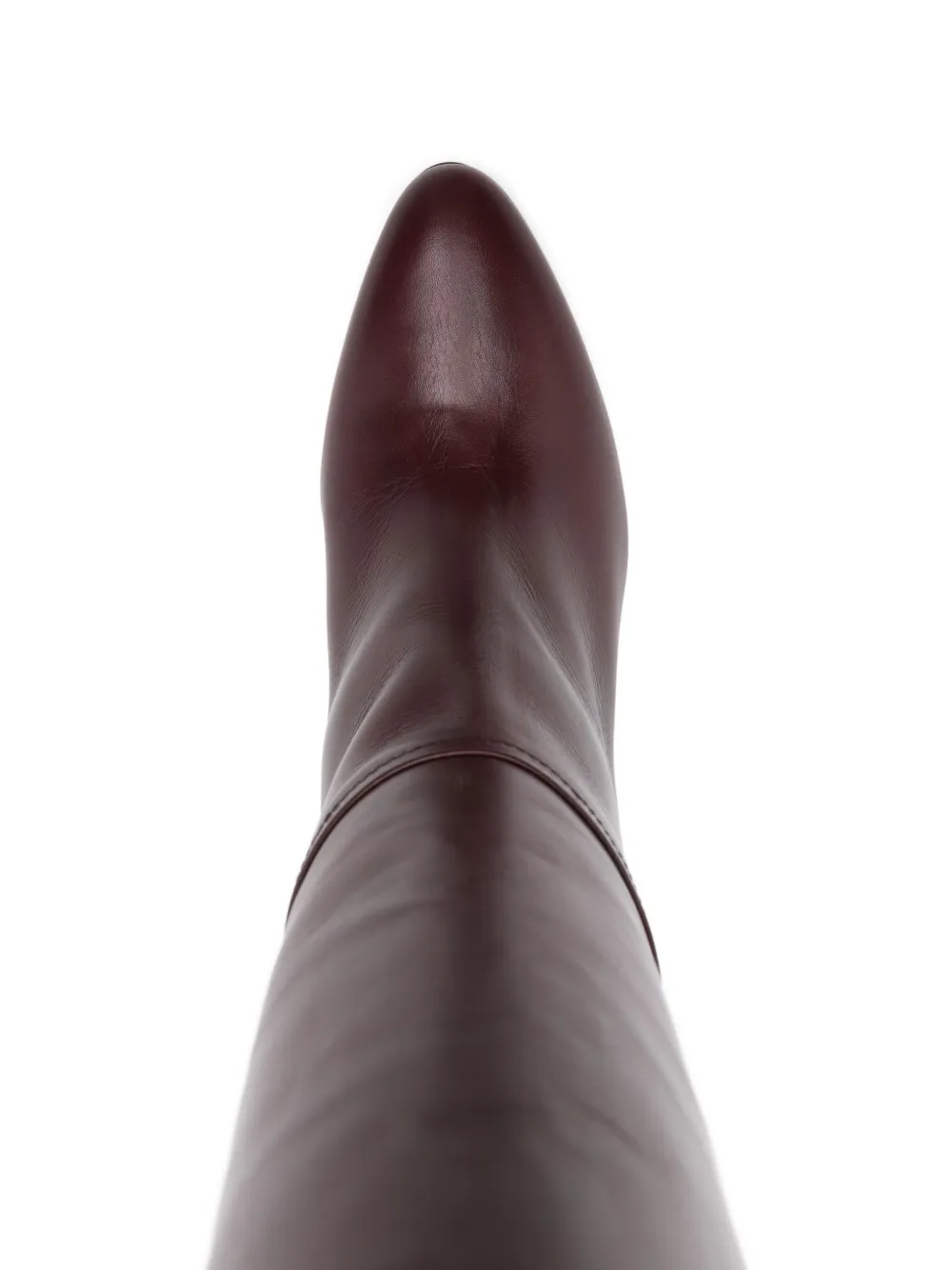Paris Texas 70mm leather block-heel boots Red