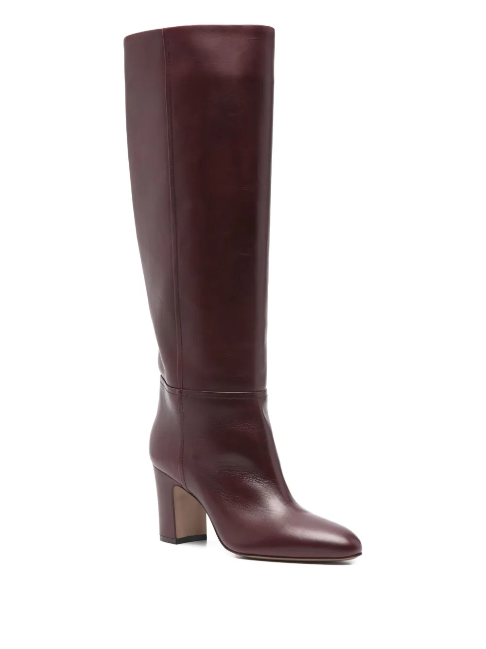 Paris Texas 70mm leather block-heel boots Red