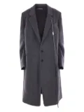 Ann Demeulemeester Viv notched-lapel coat - Grey
