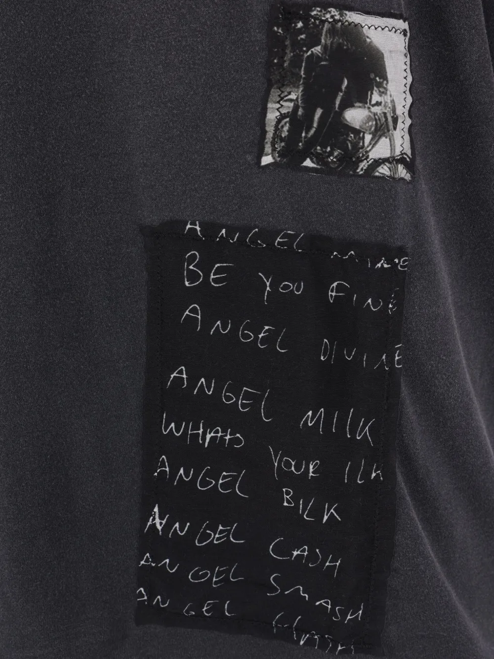 Ann Demeulemeester Dieter T-shirt Zwart