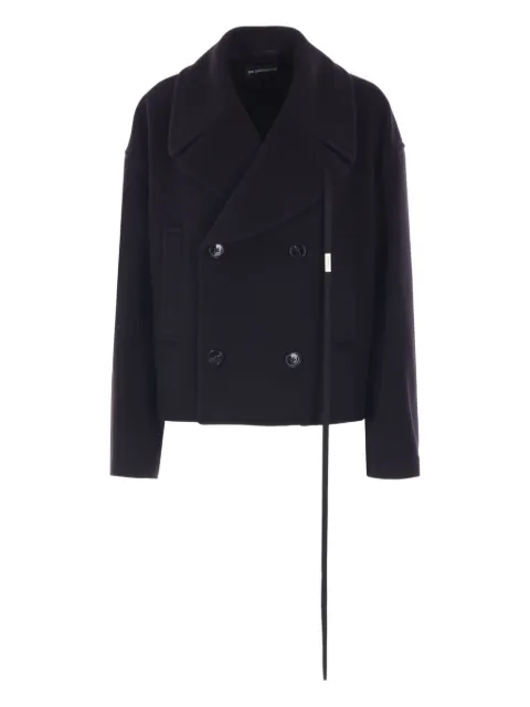 Ann Demeulemeester virgin wool-cashmere blend double-breasted coat