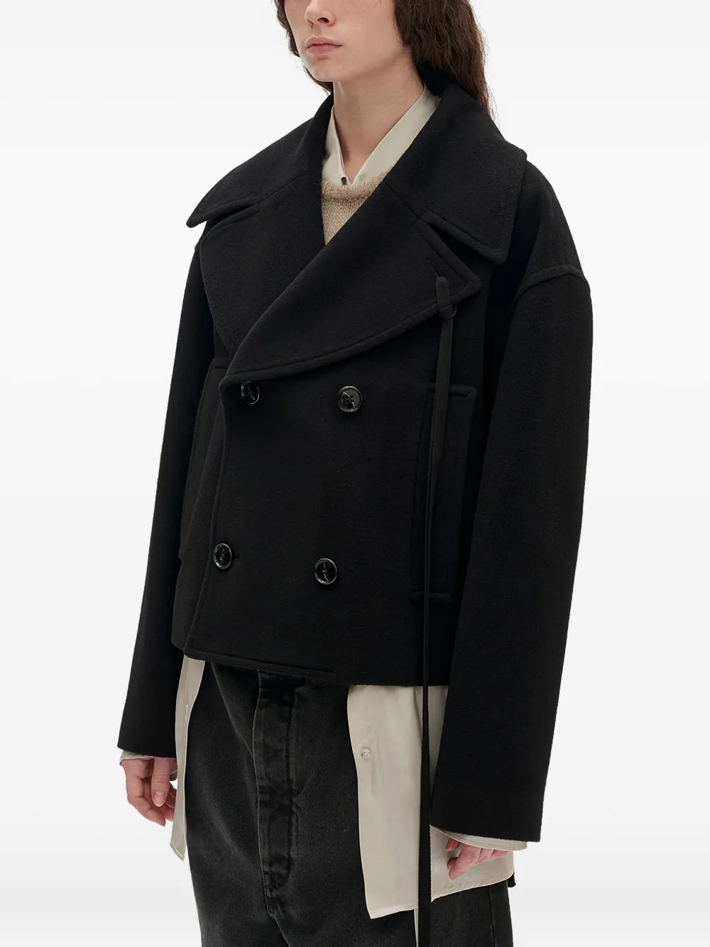 Ann Demeulemeester Long-sleeves Jacket - Black 
