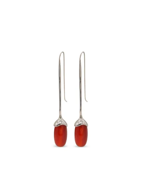 Sophie Buhai carnelian sterling-silver drop earrings
