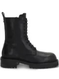 Ann Demeulemeester Skagi lace-up lug-sole combat boots - Black
