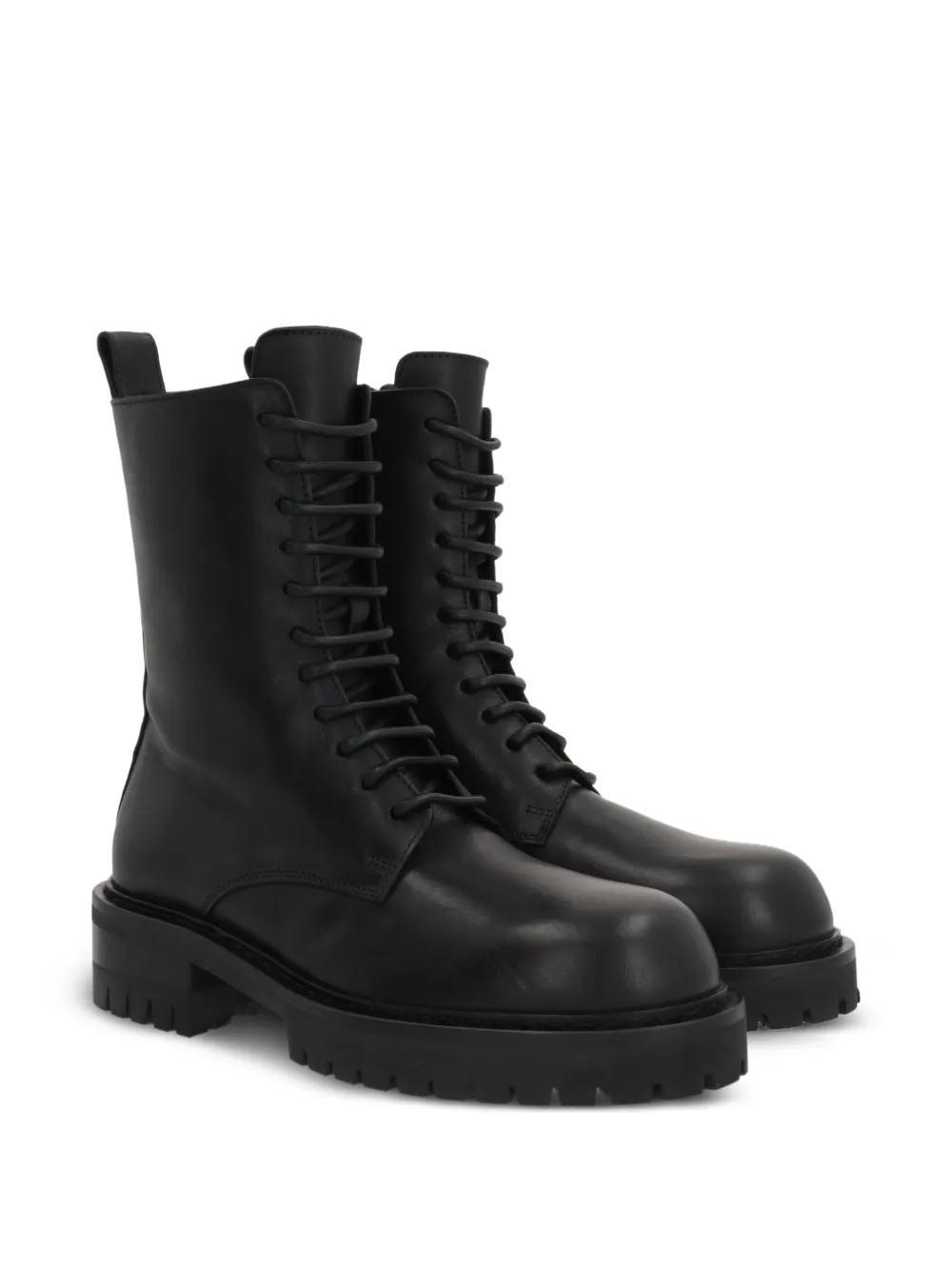 Ann Demeulemeester Skagi lace-up lug-sole combat boots Black