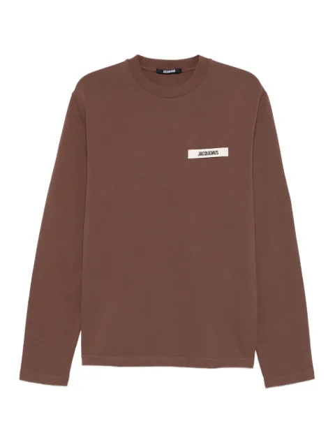 Jacquemus Camicia a maniche lunghe con logo