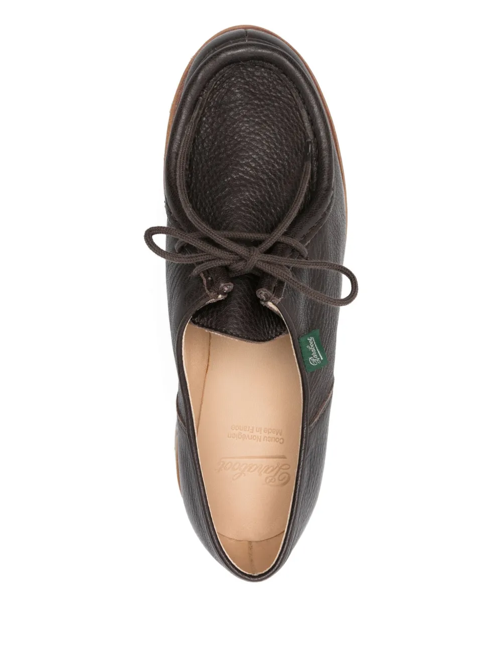 Paraboot Michael leather derby shoes Brown