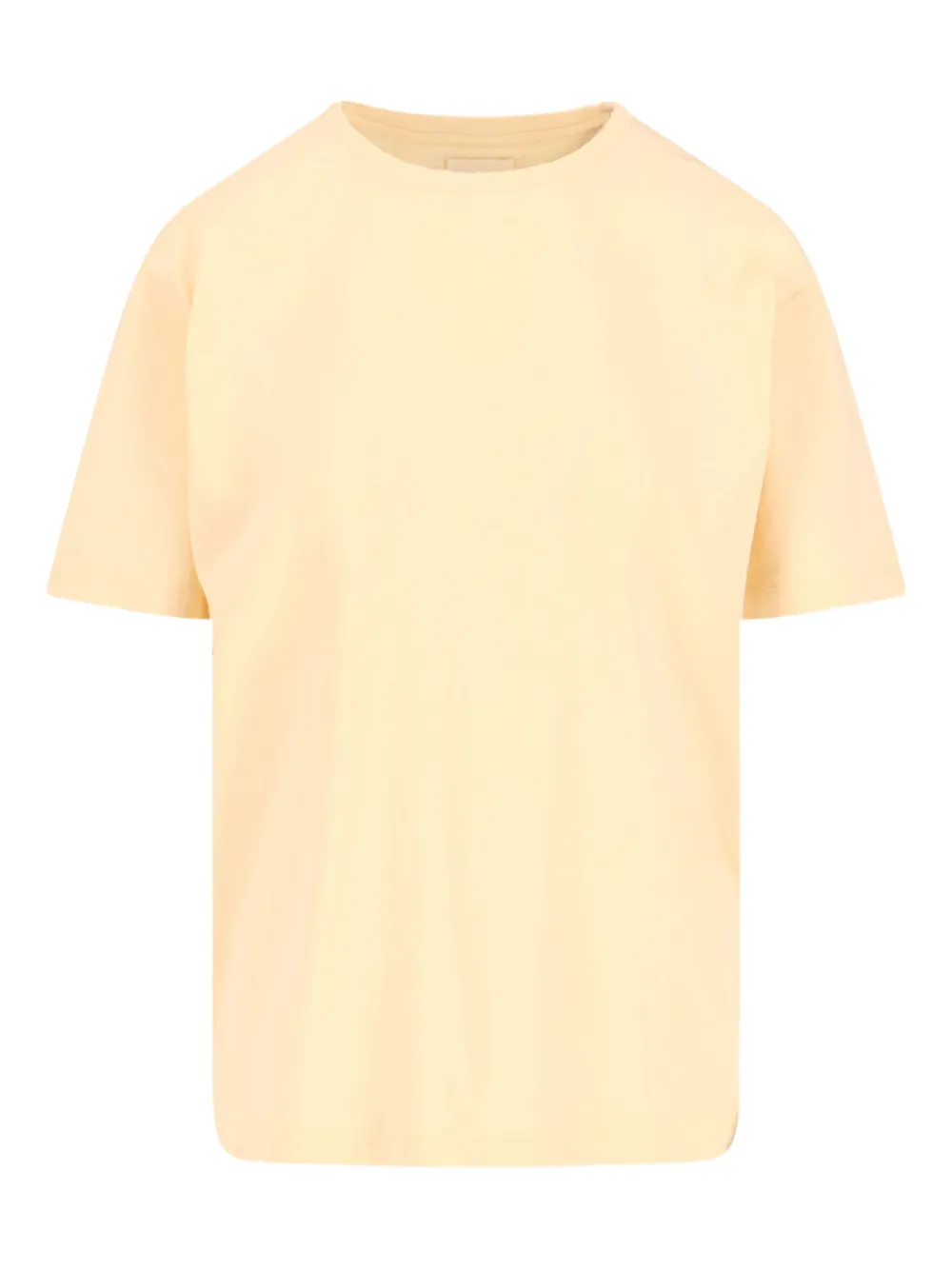 KHAITE logo-label T-shirt Geel