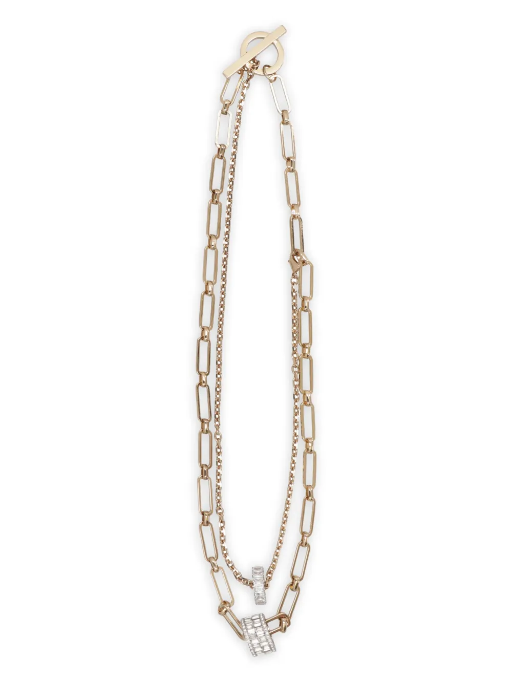 Weekend Max Mara Taranto halsketting met dubbele ketting - Goud
