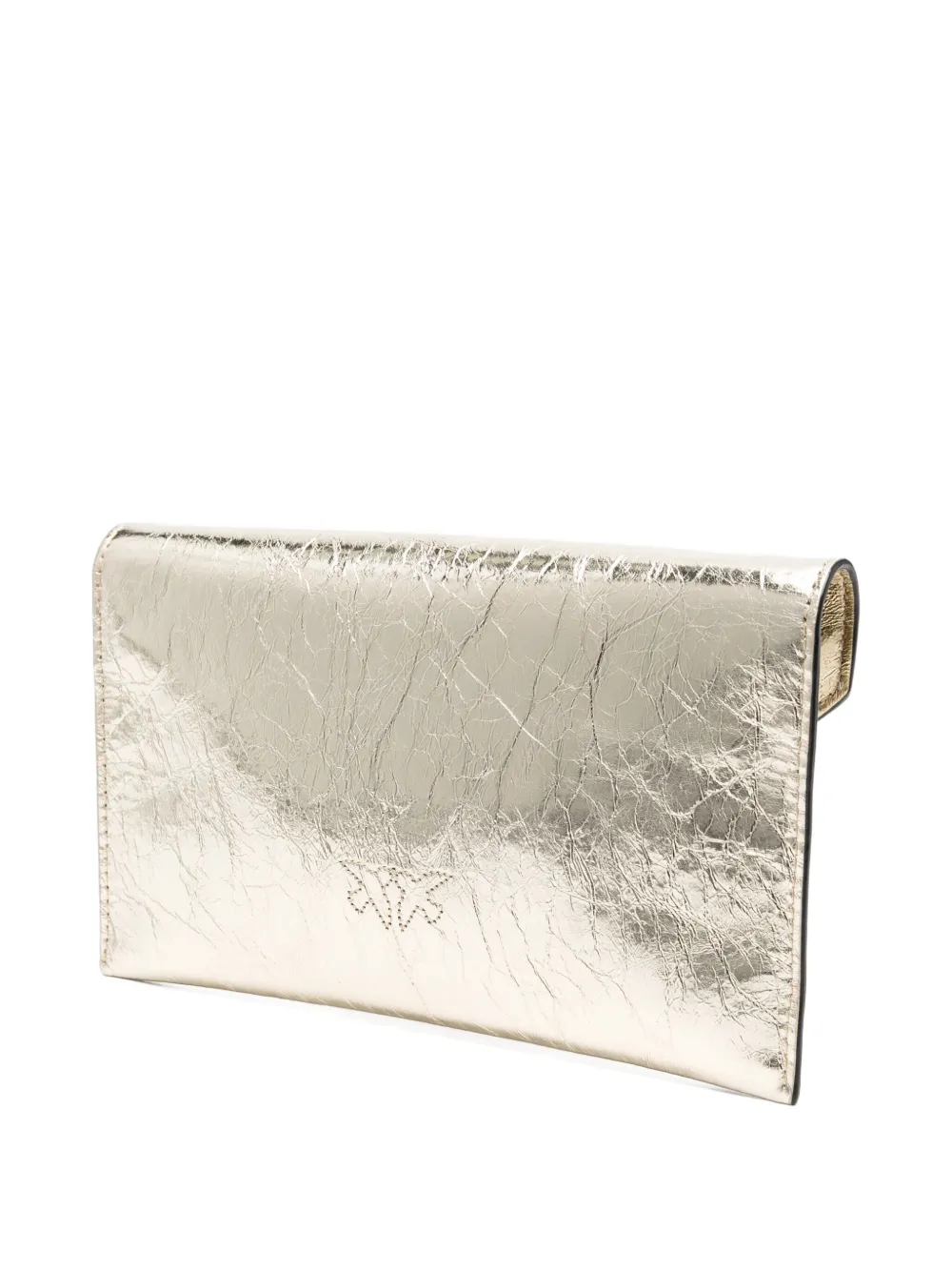 PINKO Kleine tas met kettinghengsel en metallic-effect Goud