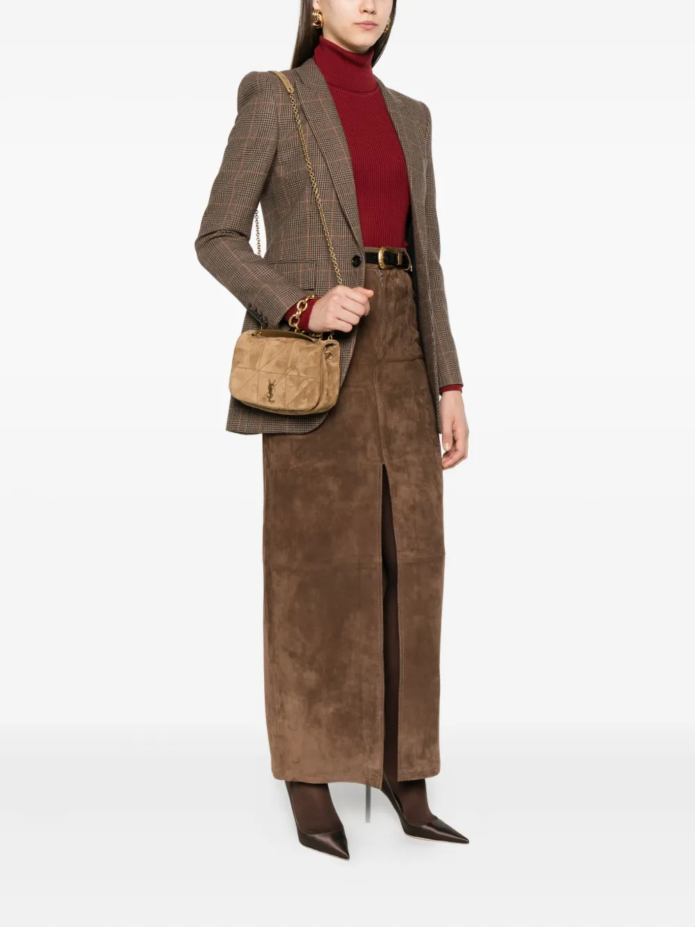 Saint Laurent Jamie 4.3 schoudertas - Bruin