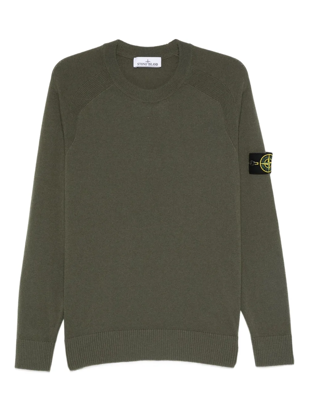 Stone Island Wollen trui met raglan mouwen Groen