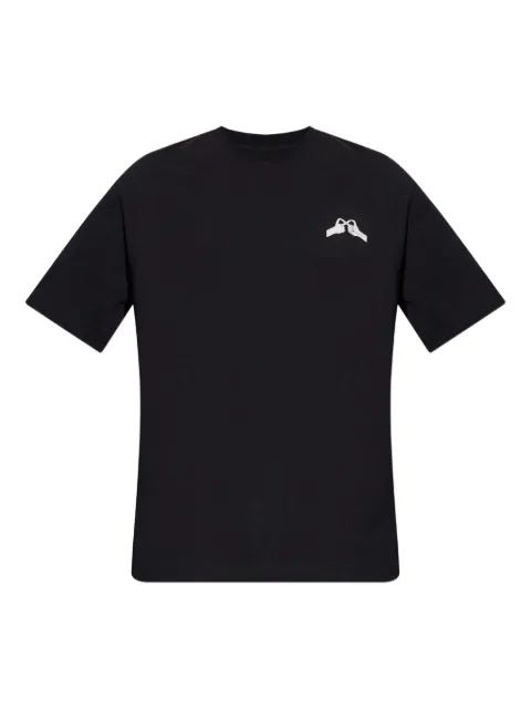 SAMSOE SAMSOE Saflorian hand-motif organic-cotton T-shirt