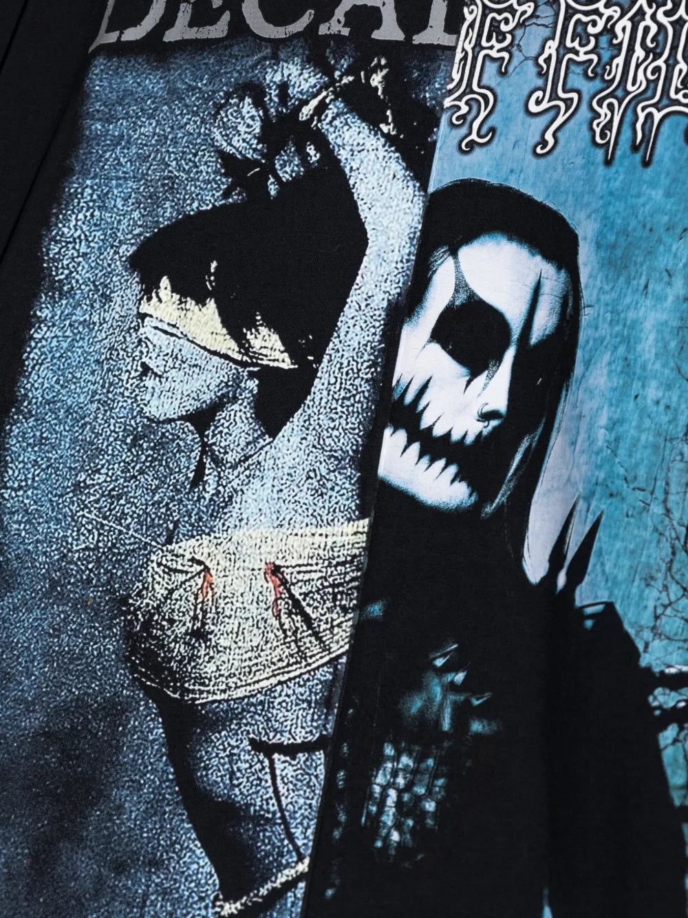 VETEMENTS T-shirt met print Zwart