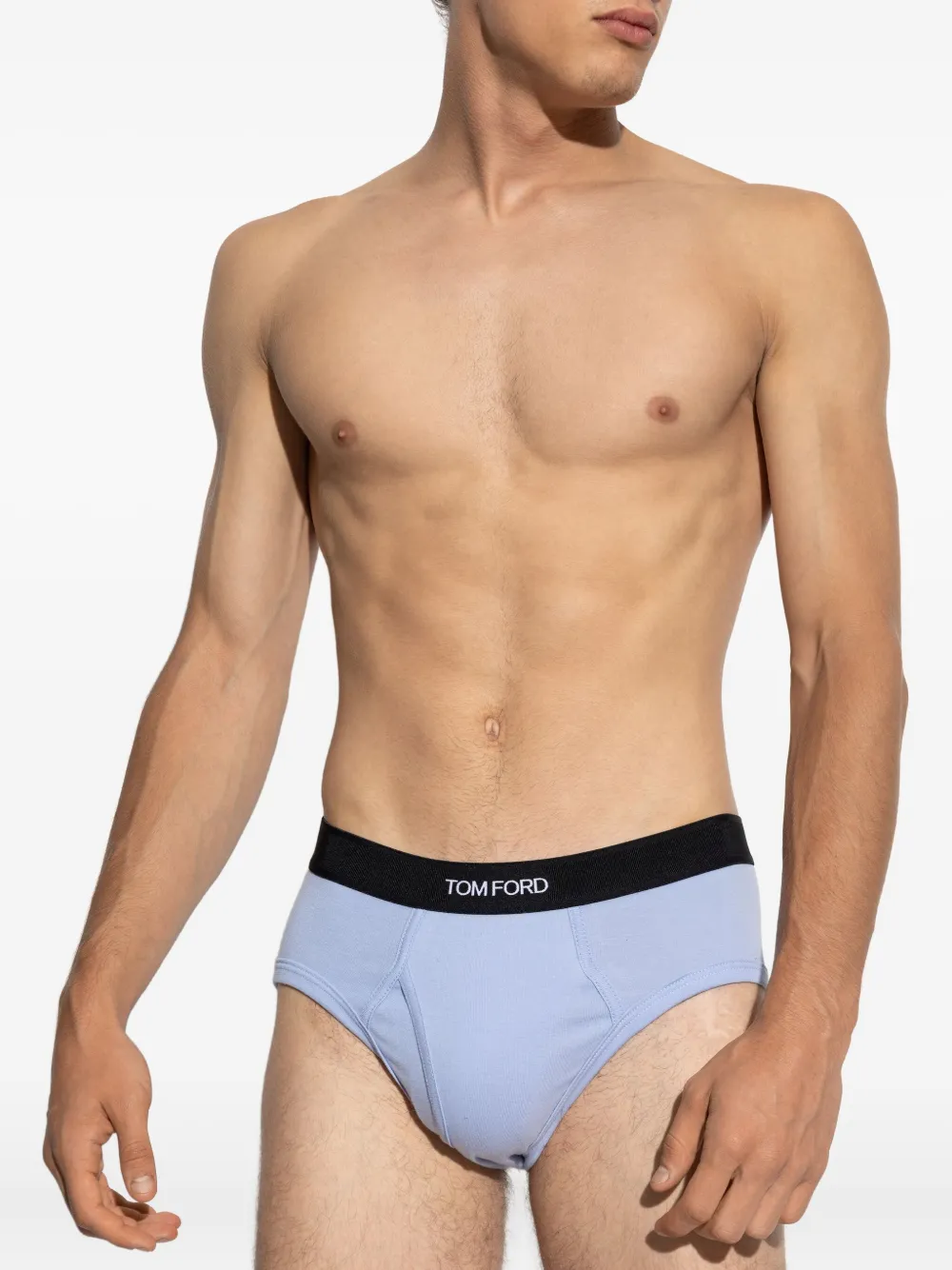 TOM FORD logo-band briefs Blauw