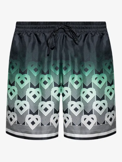 Casablanca gradient monogram silk shorts