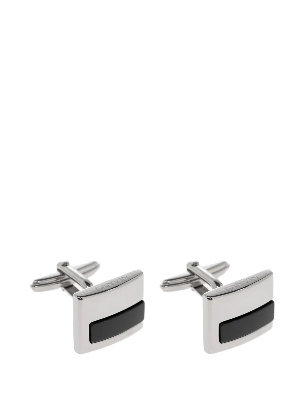 Lanvin Engraved Cufflinks In Metallic