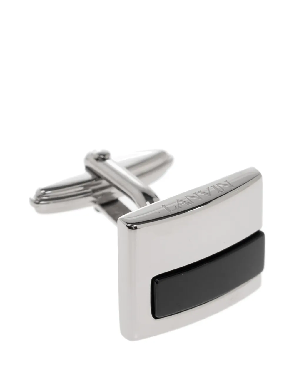 Lanvin Engraved Cufflinks In Metallic
