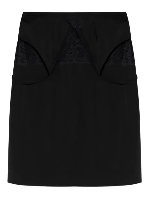 VETEMENTS lace-insert slip mini dress