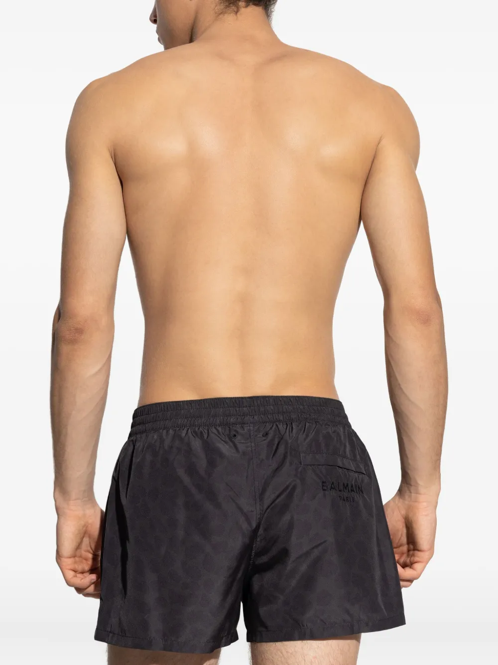 Balmain Zwembroek met trekkoord Zwart