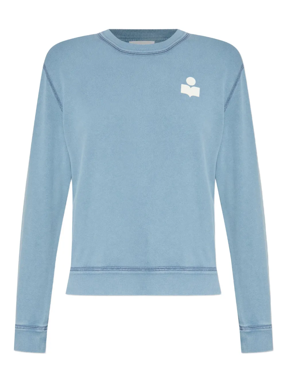 MARANT ÉTOILE logo-embroidered cotton sweatshirt