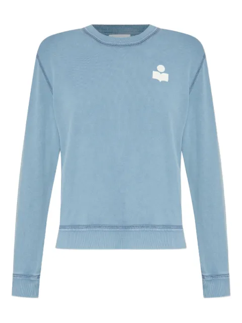 MARANT ÉTOILE logo-embroidered cotton sweatshirt