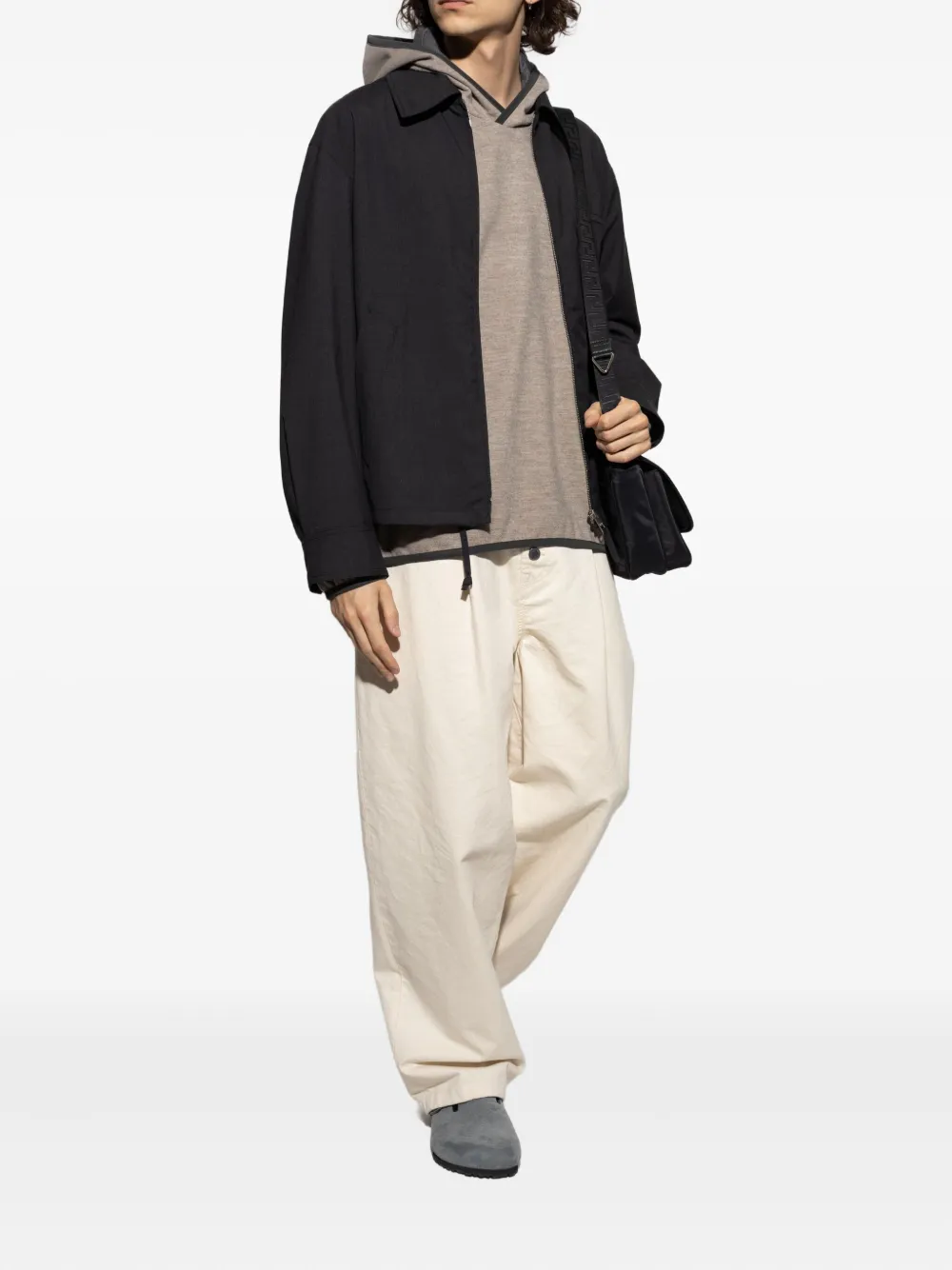 Sease trimmed-edges wool hoodie | Hoodies | Image 2