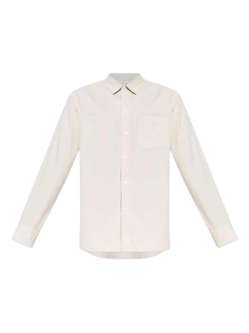 SAMSOE SAMSOE textured chest-pocket shirt