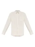 SAMSOE SAMSOE textured chest-pocket shirt - Neutrals