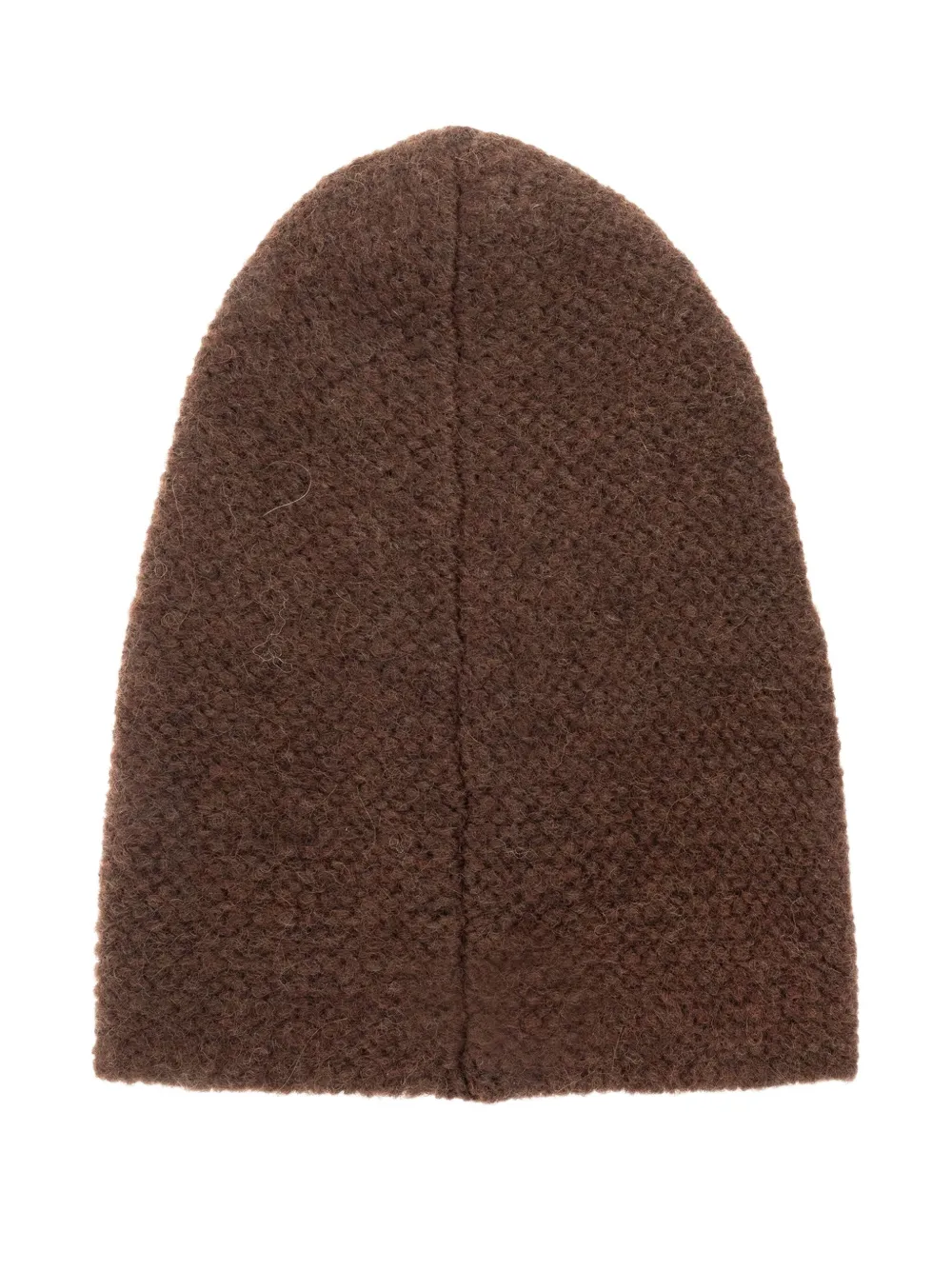 DSQUARED2 logo-plaque textured beanie - Bruin