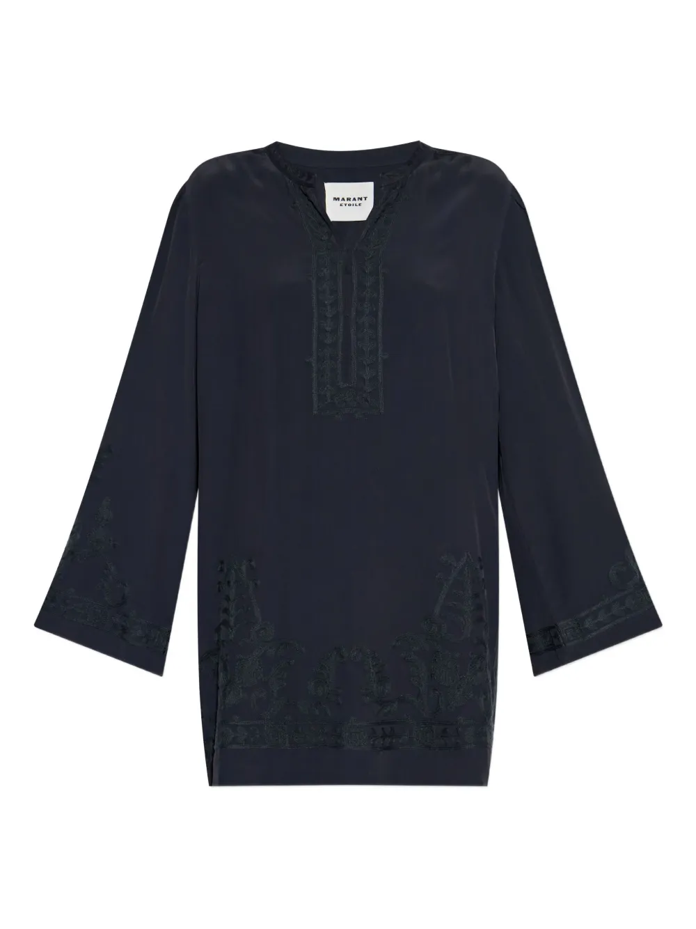 MARANT ÉTOILE embroidered-paisley mini dress