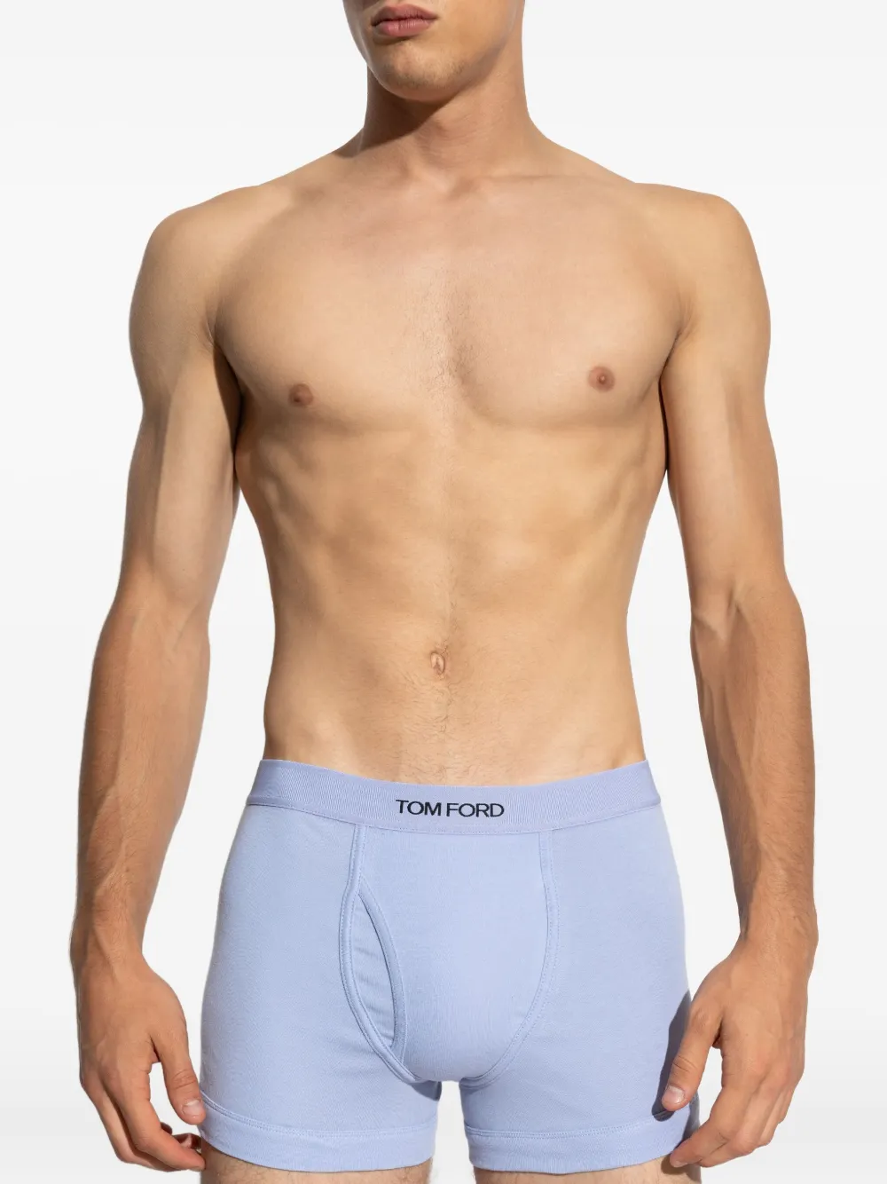 TOM FORD Shorts verfraaid met logo Blauw